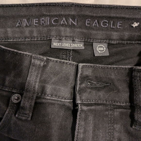 🎁 AE Next Level High-Waisted Skinny Kick Jean 4 Short - Picture 10 of 10